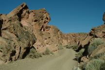 Chidago Canyon Road through Red Rock Canyon