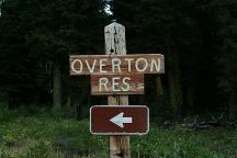 Sign pointing towards Overton Reservoir