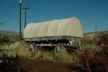 Wagon at Deschutes State Recreation Area