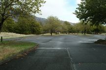 Paved parking at Giles French Park