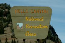 Hells Canyon NRA Sign