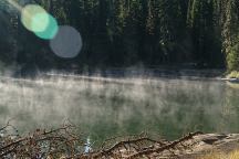 Morning Mist on Lava Camp Lake
