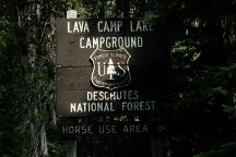 Lava Camp Lake Campground
