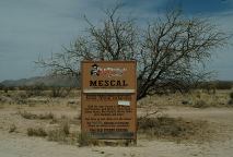Mescal Arizona Sign