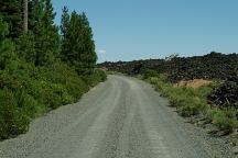 Road 56 along Burnt Lava Flow