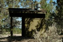 Outhouse at Duncan Reservoir