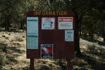 Information Board at Duncan Reservoir