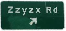 Sign for Zzyzx Road