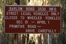 Old Barlow Road Information