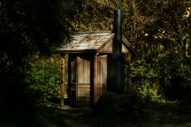 Outhouse at Minnie Peterson Campground