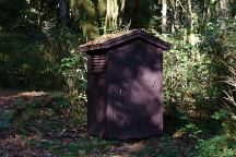 Outhouse at Willoughby Creek Campground