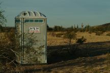 Outhouse in middle of nowhere