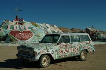 The Salvation Mountain Art Car