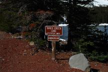 Three Creeks Lake Sign
