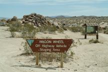 Wagon Wheel Sign and Information Board