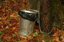 Garbage Can at Upper Lake Creek