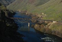 Train Bridge over the Deschutes River